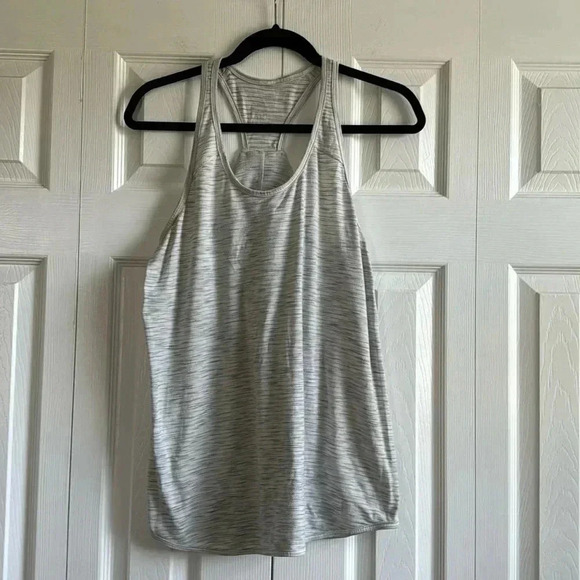 Lululemon Essential Tank Tiger Space Dye Hail White - Picture 5 of 7